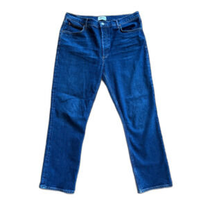 AGOLDE Los Angeles Blue Riley Long Denim Jeans Pants Trousers   Women's Size 33